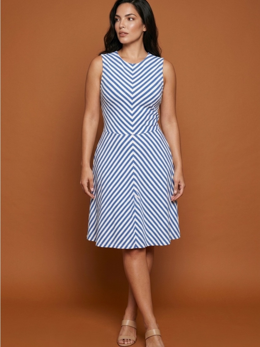 J.Mclaughlin Courtney Striped Jersey Dress